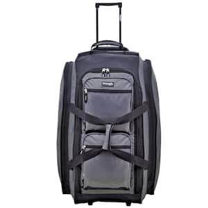 30 in. Multi-Pocket Rolling Upright Duffel Bag with Blade Wheels