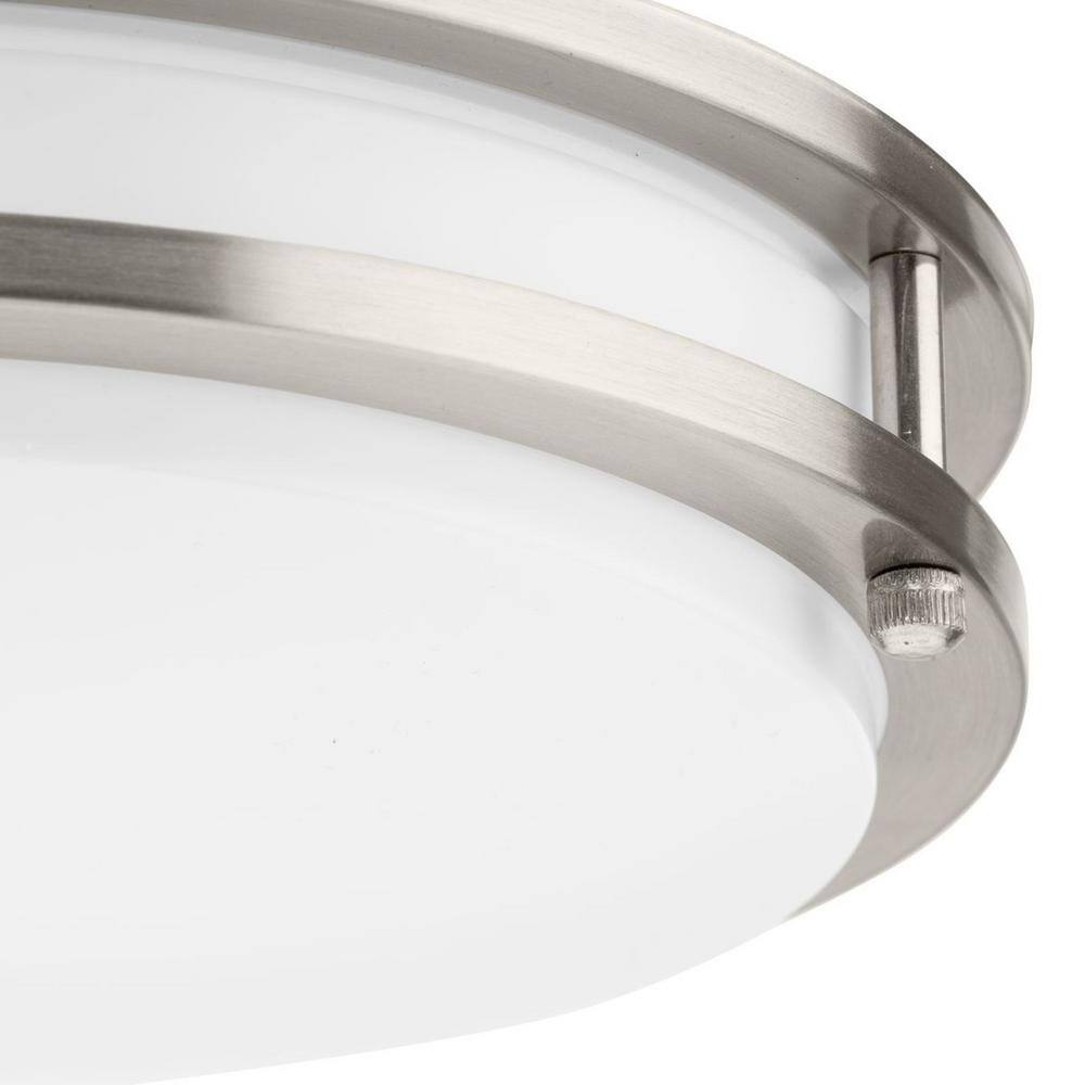 Abide Brushed Nickel 10.24" LED Flush Mount Light