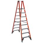 14 ft. Reach Fiberglass Platform Twin Step Ladder with 300 lb. Load Capacity Type IA Duty Rating