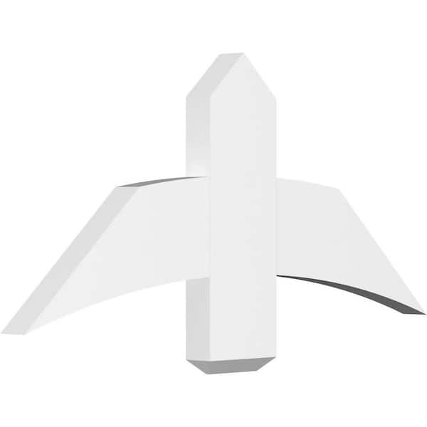 Ekena Millwork Bellingham 36 in. W x 16.5 in. H x 2 in. D Signature Polyurethane Bracket