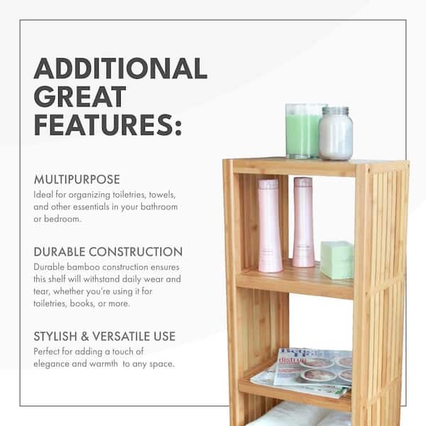 TOILETTREE Deluxe 14 in. x 10 in. x 43 in. Freestanding Bathroom