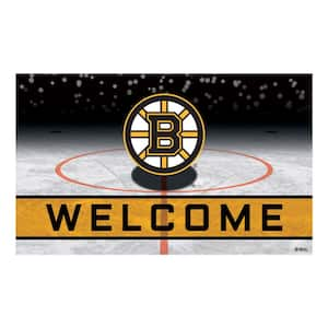 NHL - Boston Bruins 18 in. x 30 in. Rubber Door Mat