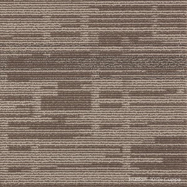 TrafficMaster Hutton Beige Residential/Commercial 19.68 in. x 19.68 Peel and Stick Carpet Tile (8 Tiles/Case)21.53 sq. ft.