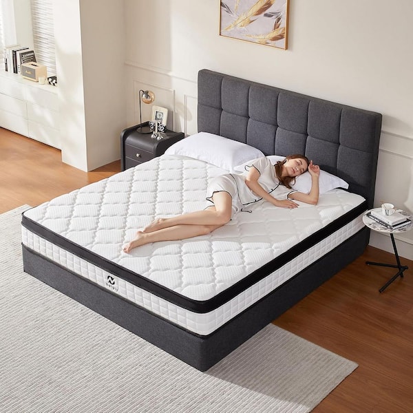 Afoxsos 12 Hybrid Memory Foam Queen Mattresses with