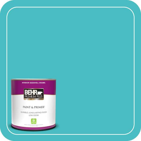BEHR PREMIUM PLUS 1 qt. Home Decorators Collection #HDC-WR14-6 North Wind Eggshell Enamel Low Odor Interior Paint & Primer