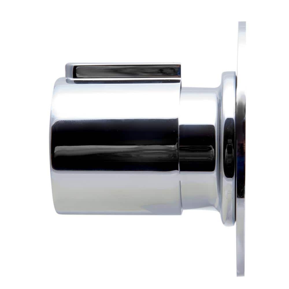 Polished Chrome Wall-Mounted Shower Diverter Knob