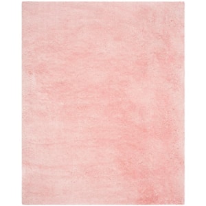 Arctic Shag Pink 8 ft. x 10 ft. Solid Area Rug