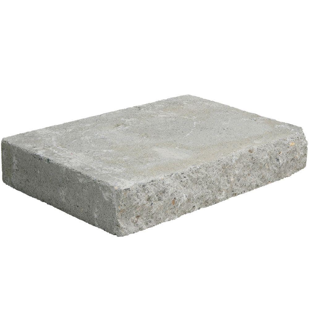 Pavestone 2 in. x 12 in. x 8 in. Pewter Concrete Wall Cap 81419