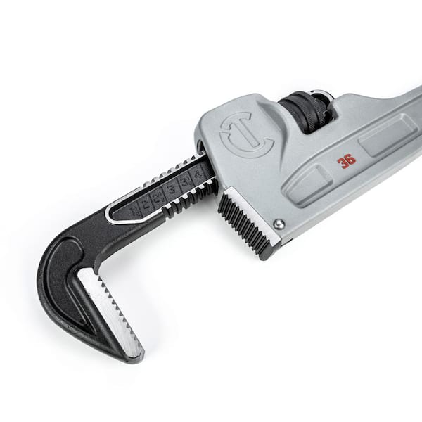 Crescent 36 in. Aluminum Pipe Wrench CAPW36 - The Home Depot