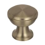 Westerly 1-3/16 in. Dia (30 mm) Golden Champagne Round Cabinet Knob