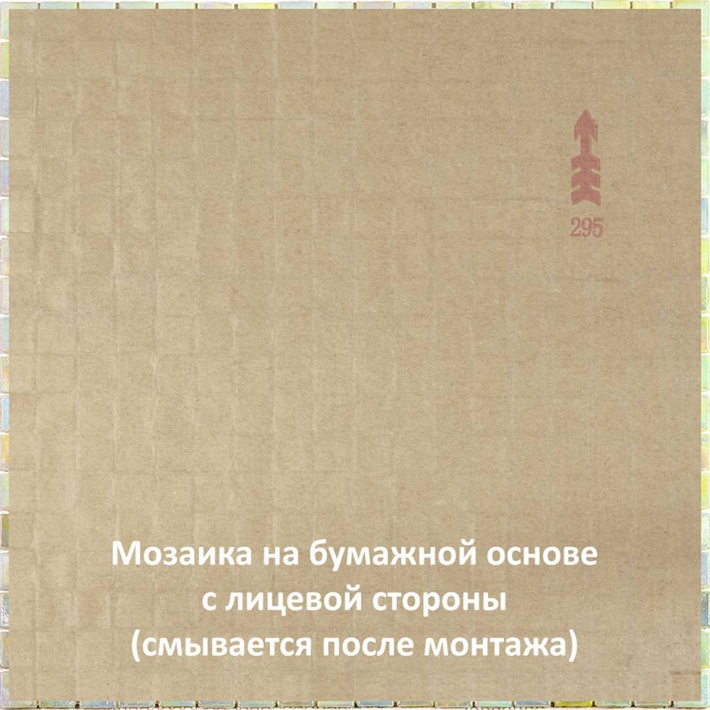 Skosh 11.6" Iridescent Glossy Glass Mosaic Tile