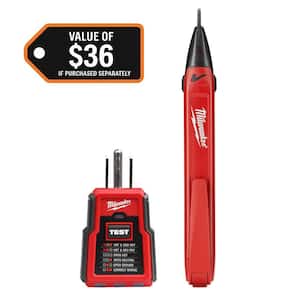 Non-Contact Voltage and GFCI Receptacle Premium Test Kit