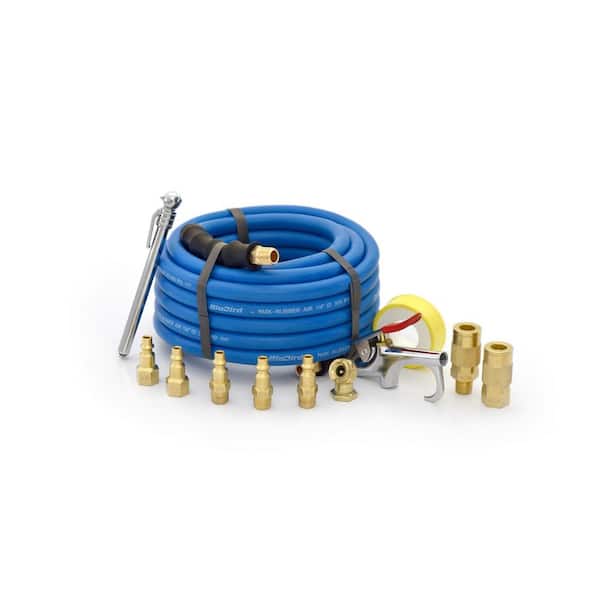 BLUBIRD 1/4 in. x 25 ft. Air Compressor Kit (13-Piece)