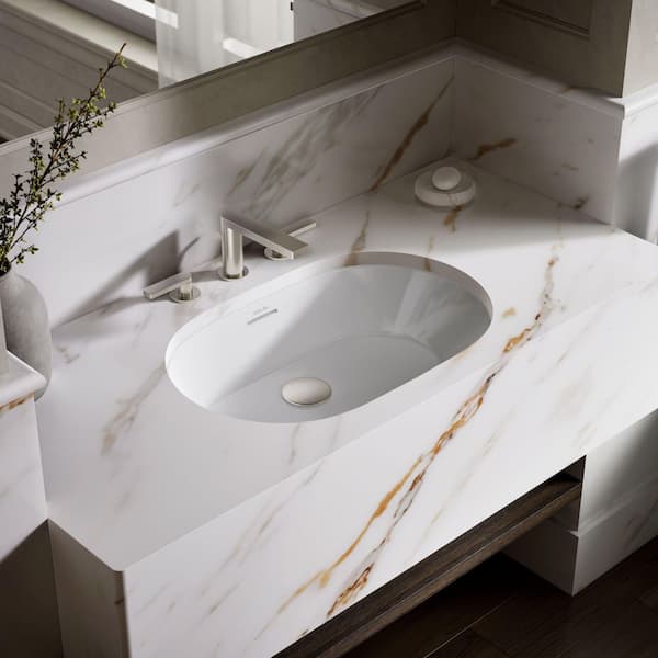 KOHLER Brazn 24.3 in. x 16.4 in. Undermount Bathroom Sink in White Vitreous China
