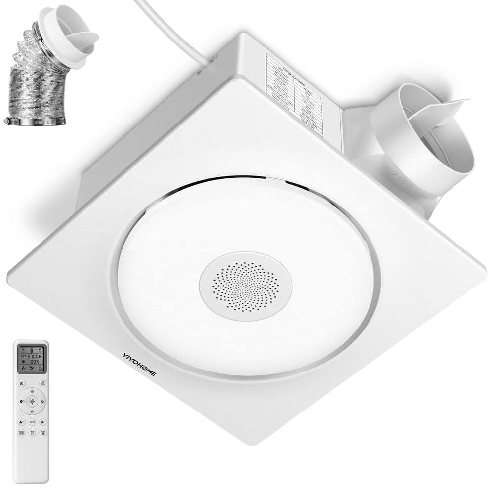 160 CFM Bluetooth Speaker Bathroom Exhaust Fan with 7-Color RGB Light, Humidity Sensor price history on PriceWatchPro