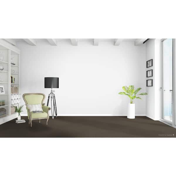 Dream Wish - Wealth - Gray 32 oz. SD Polyester Texture Installed Carpet