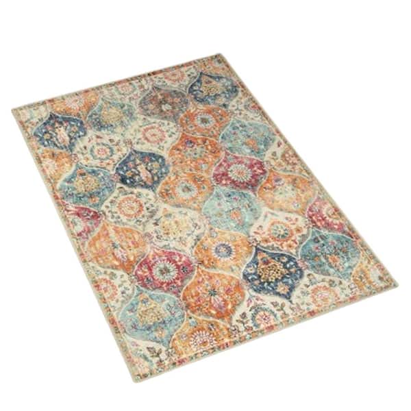 2x3 Rugs for Entryway Non-Slip Washable Indoor Door Mat,Cream