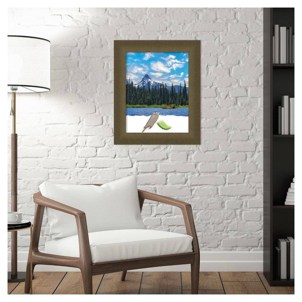 Blaine Light Bronze Narrow 11x14 Polystyrene Wall Frame