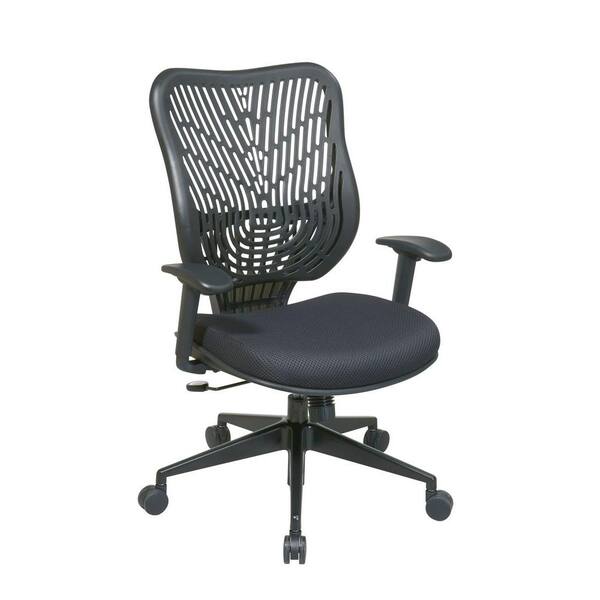 Space Seating Epic Black Self Adjusting Manager Office Chair