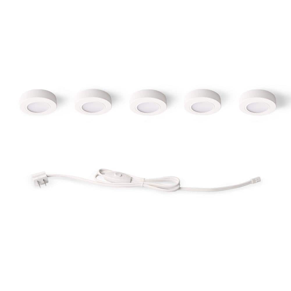 Bostitch LED Puck Light Kit - White - R&A Office Supplies
