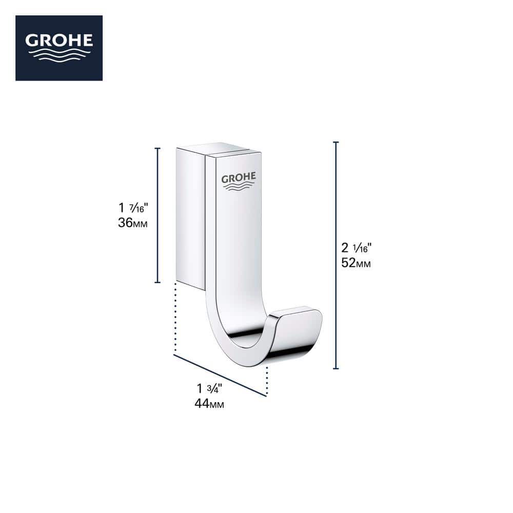 Hard Graphite Metal Wall Mounted Robe Hook