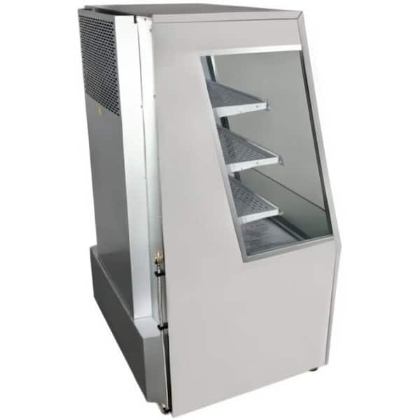 36.5 in. W 11.3 Cu. Ft. Commercial NSF Uber Eats Door dash Open Display Refrigerator EC12S in Stainless Steel