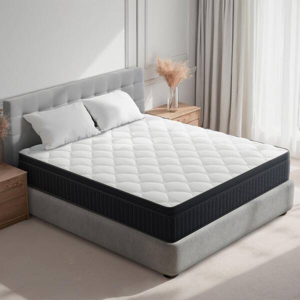 Babo Care Queen Size Medium Comfort Hybrid Memory Foam 12 in. Skin