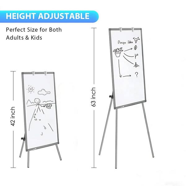 maxtek Bulletin Magnetic Boards Portable Dry Erase 36 x 24 Tripod