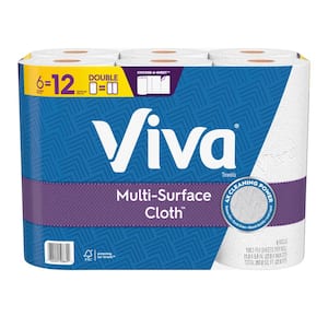 Paper Towel Roll Cloth Mutli-Surface (110-Sheets Per Roll 24 Rolls Per Pack)
