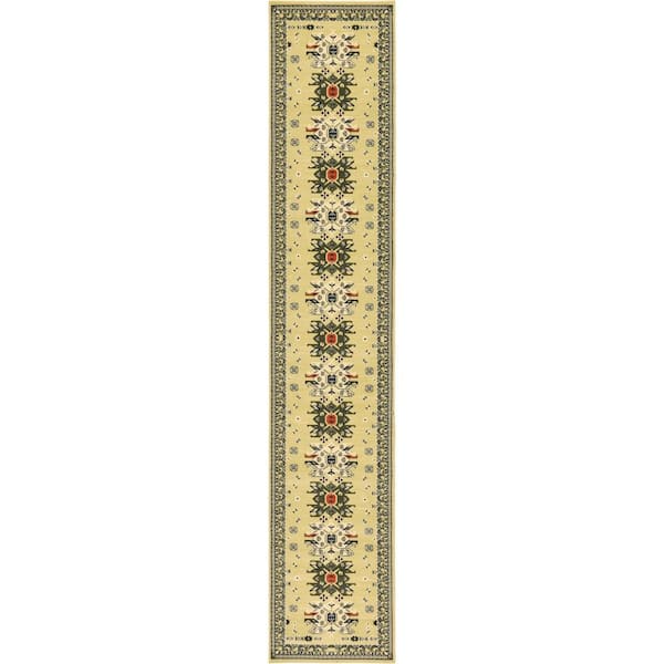 Taftan Oasis Ivory 3' 0 x 16' 5 Runner Rug