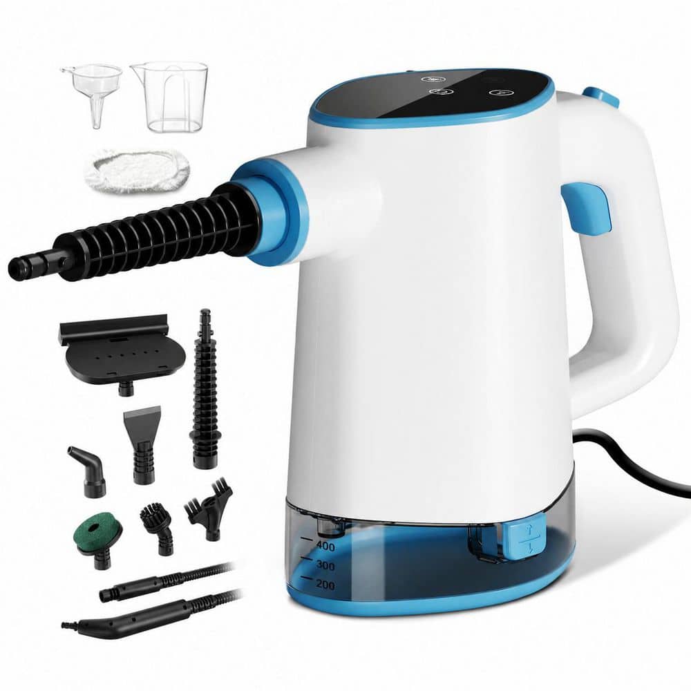 Corded Handheld Steam Cleaner for Kitchen, Bathroom, Car, Floor with 15s Heat, 500ml Removable Tank, Self-Clean price history on PriceWatchPro