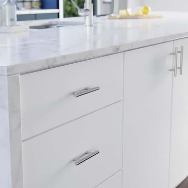 30-Pack Simple Bar 3 in. (76 mm) Modern Cabinet Drawer Pulls in Stainless Steel