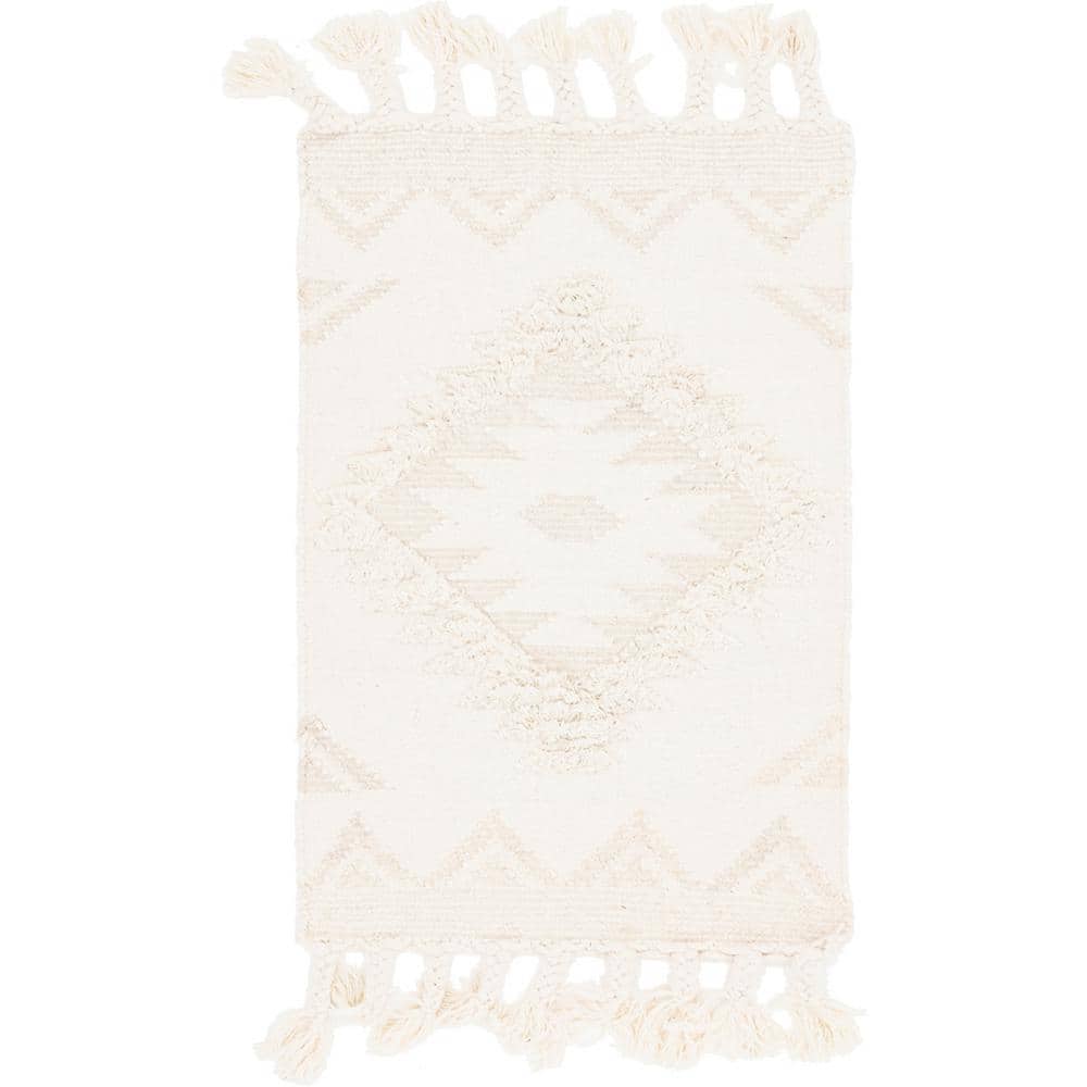 Mesa Ivory 2 ft. x 3 ft. Area Rug price history on PriceWatchPro