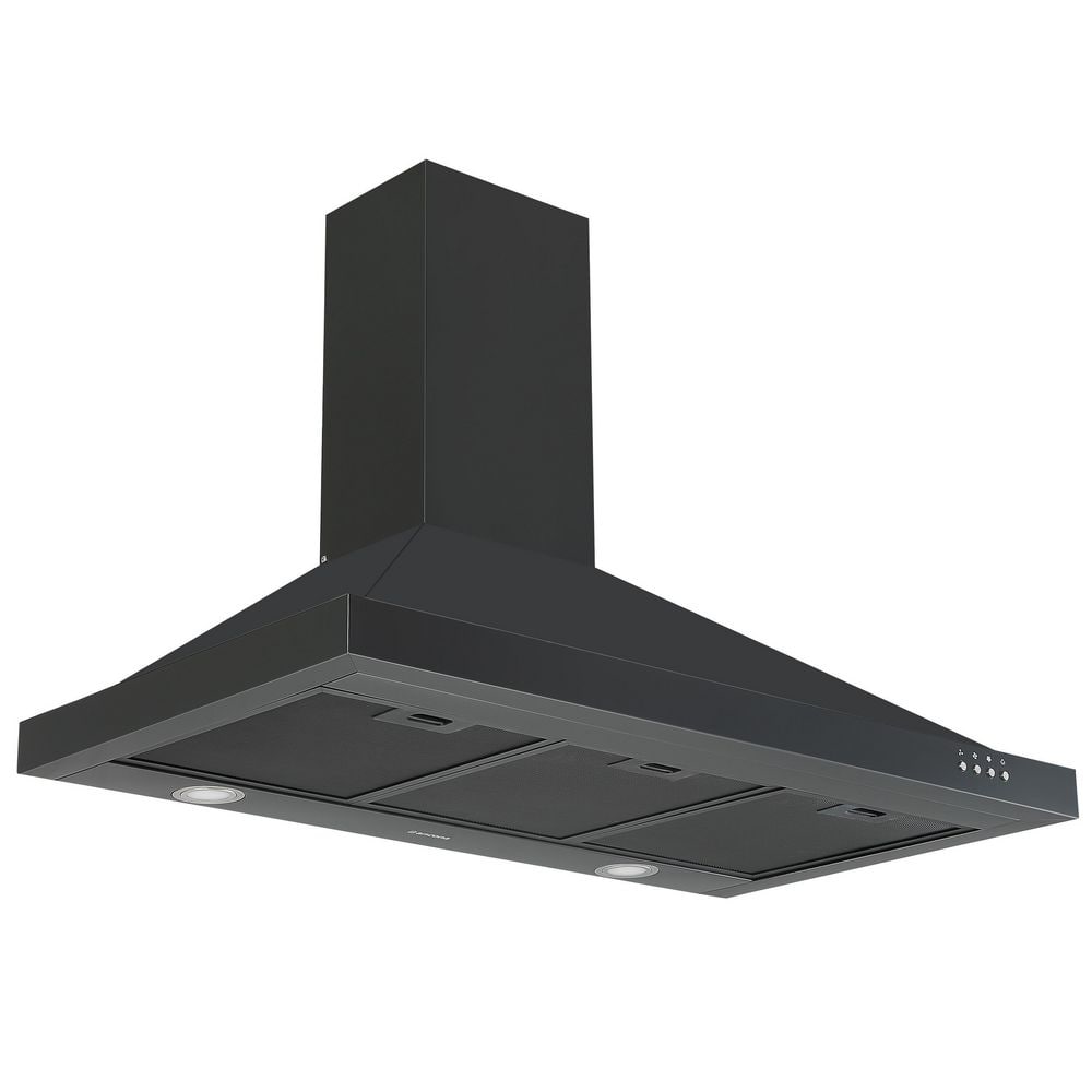 Ancona 36 in. 450 CFM Convertible Wall Mount Pyramid Range Hood in