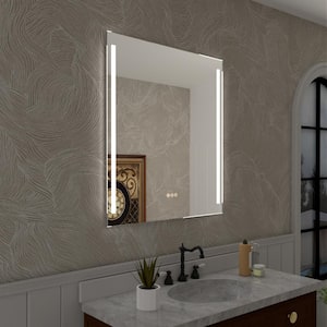 Spring 24 in. W x 36 in. H Rectangular Frameless LED Wall Bathroom Vanity Mirror