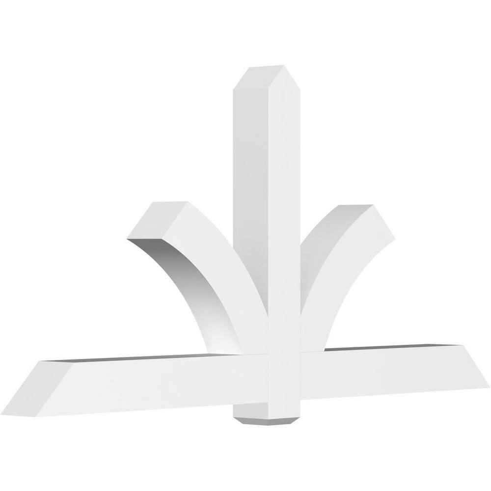 84 in. W x 42 in. H x 6 in. D x 6 in. F, 12/12 Pitch, Redmond Signature Urethane Gable Bracket, Primed Tan price history on PriceWatchPro