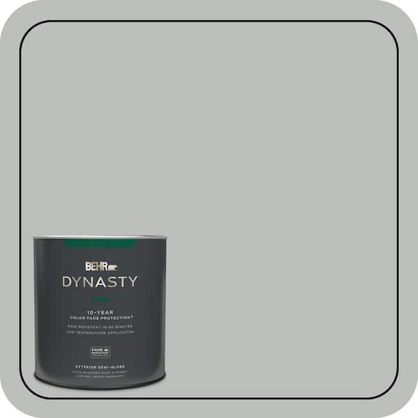 BEHR DYNASTY 1 qt. Home Decorators Collection #HDC-NT-23G Alaskan Gray Semi-Gloss Exterior Stain-Blocking Paint & Primer