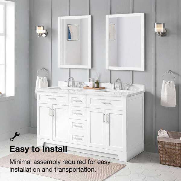 Darby Home Co Darry 36 Single Bathroom Vanity Set Base Finish: White