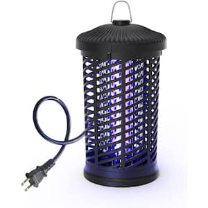Outdoor Fly Catcher, 18W & 4200V High Power Electric Bug Killer for Indoor Outdoor Kitchen Backyard Patio (Black)