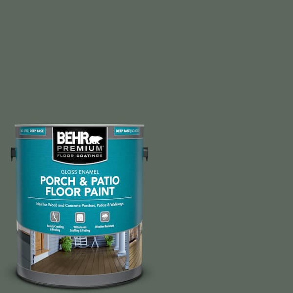 BEHR PREMIUM 1 gal. #N420-6 Pine Mountain Gloss Enamel Interior/Exterior Porch and Patio Floor Paint