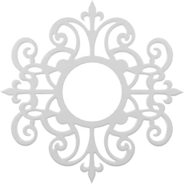 Ekena Millwork 1 in. x 40 in. x 40 in. Dijon Architectural Grade PVC Pierced Ceiling Medallion