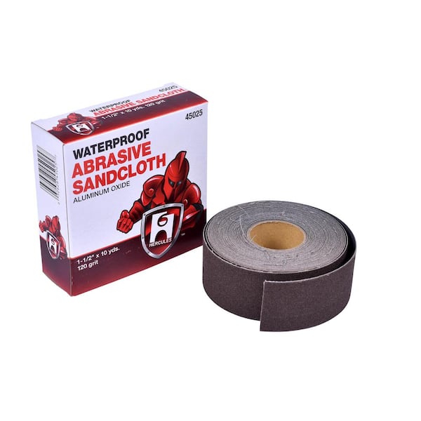 1-1/2 in. x 10 yd. Solder Plumbers Cloth Abrasive Grit Roll