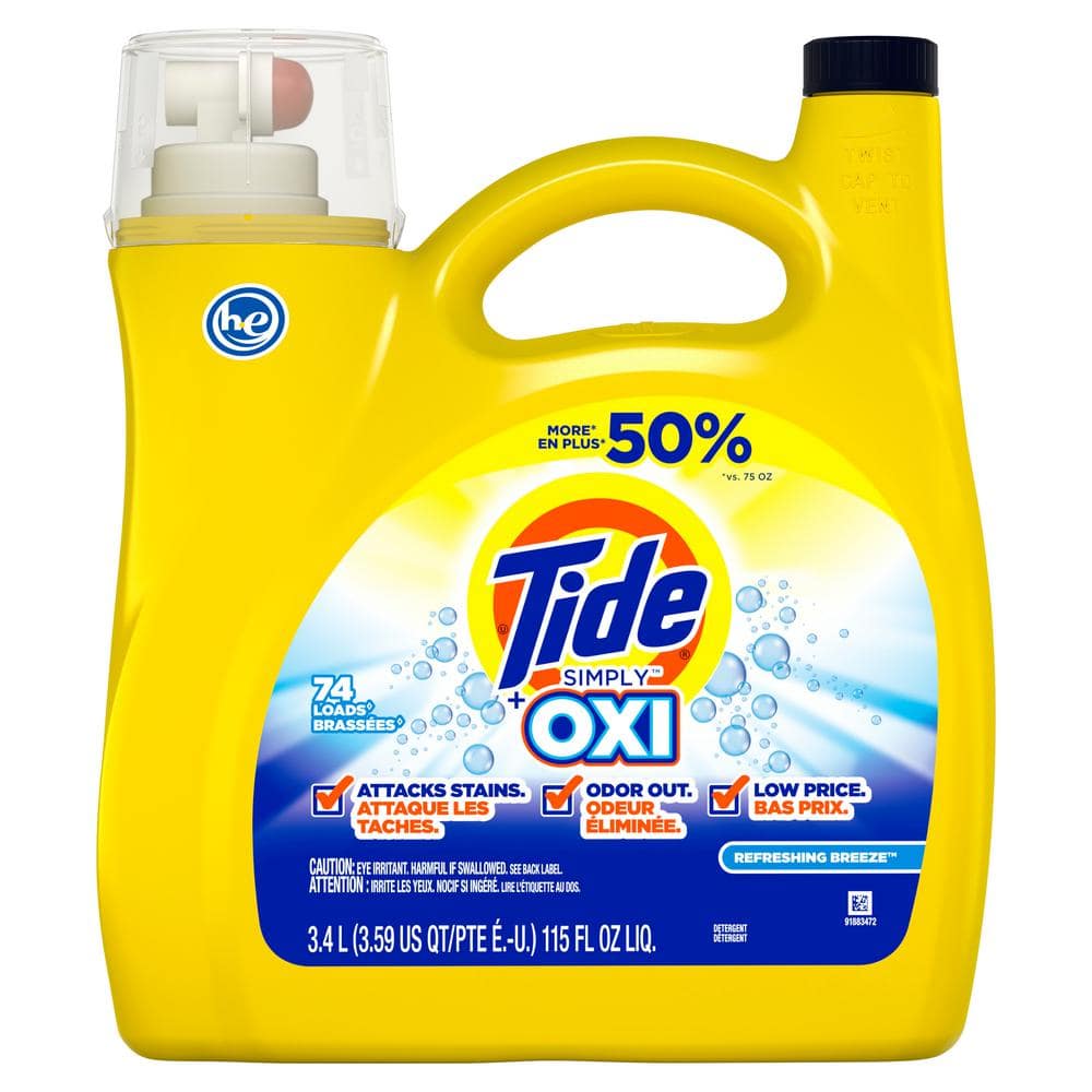 Tide HE Washing Machine Cleaner with OXI