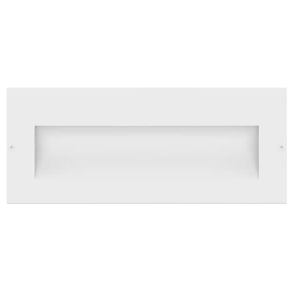 HINKLEY - Hinkley Landscape Lighting Taper Wide Horizontal 12v Step Light, Satin White