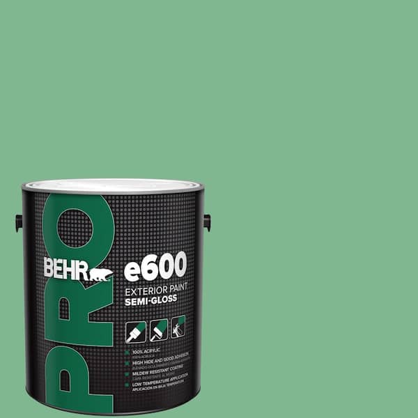 BEHR PRO 1 gal. #BIC-40 Veiled Chameleon Semi-Gloss Exterior Paint
