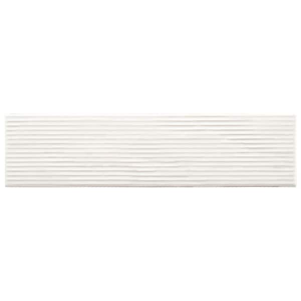 Forma Haze 3 in. x 12 in. Porcelain Glossy Textured Subway Wall Tile (4.84 sq. ft. /Case)