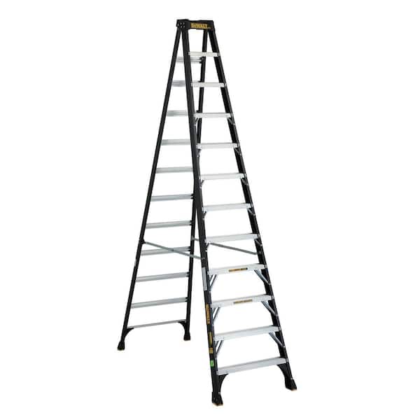 DEWALT 12 ft. Fiberglass Step Ladder Type 1A 300 lbs.