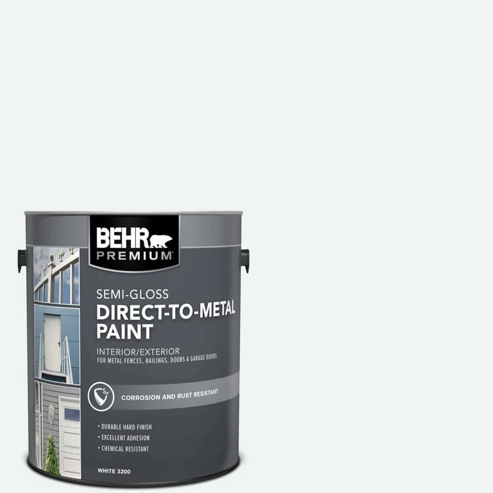 BEHR PREMIUM 1 gal. BLW09 Bakery Box SemiGloss Direct to Metal