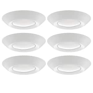 ETI LIGHTING 5 in./6 in. 14W Selectable CCT LED Recessed Trim Disk