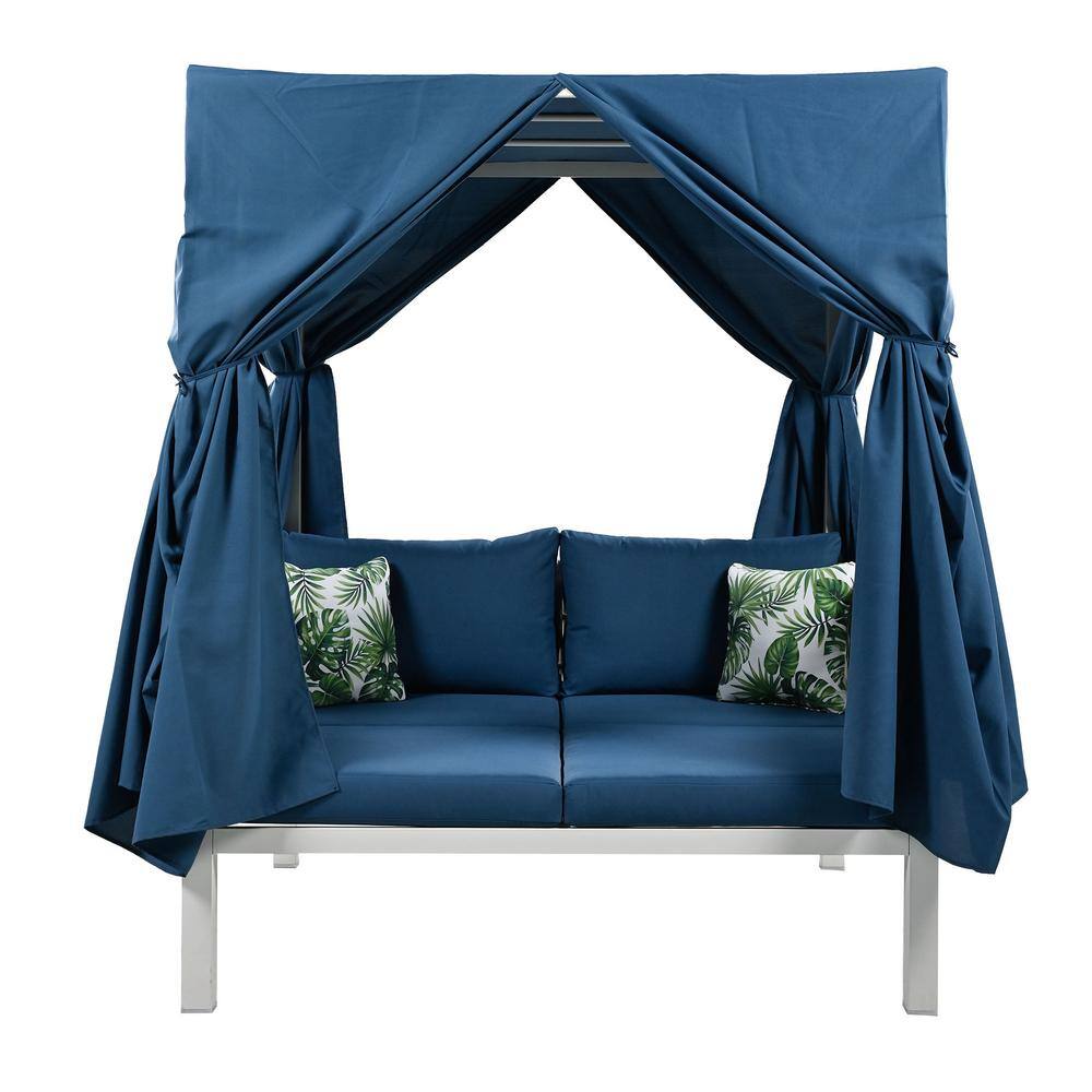Sling Outdoor terrace sofa bed leisure Couch with curtains suitable for var
